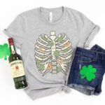 St. Patricks Day Rib Cage T-Shirt - Image 2